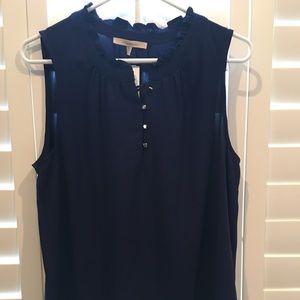 NEW Dressy Tank with gold buttons